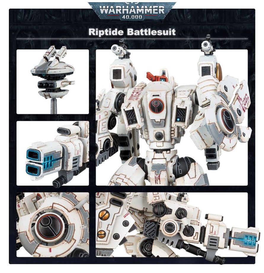 T'AU EMPIRE: XV104 Riptide Battlesuit