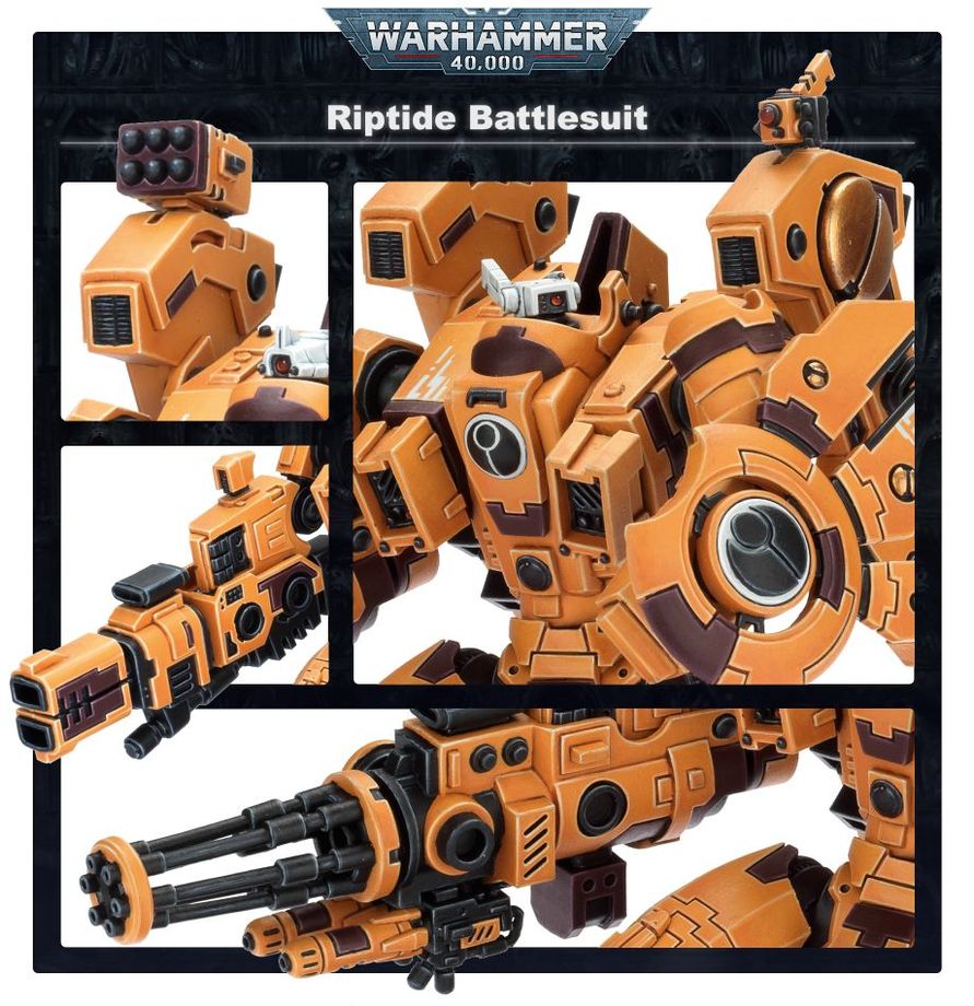 T'AU EMPIRE: XV104 Riptide Battlesuit