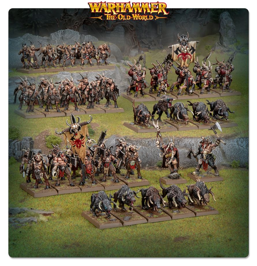 WARHAMMER: THE OLD WORLD - Beastmen Brayherds: Battle March Army