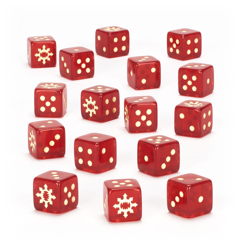 WARHAMMER 40000: World Eaters Dice Set