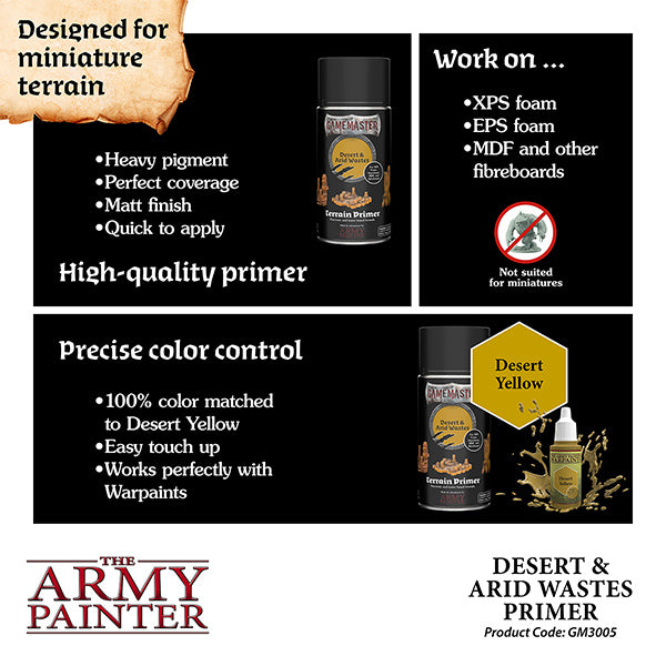 GameMaster: Terrain Primer- Desert & Arid Wastes, 300 ml.