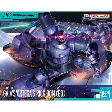 Gundam Model Kit: High Grade GQuuuuuuX - Gaia's/Ortega's Rick Dom