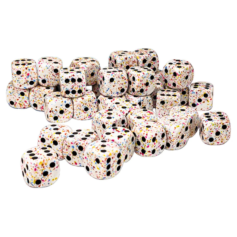 d6Cube 16mm Speckled: Birthday (36)