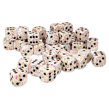 d6Cube 16mm Speckled: Birthday (36)