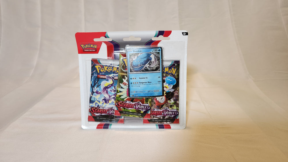 Pokémon TCG: Scarlet & Violet 3 Booster Packs & Dondozo Promo Card