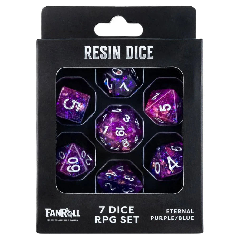 7-set: Resin: Eternal purple & blue