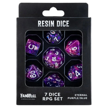 7-set: Resin: Eternal purple & blue