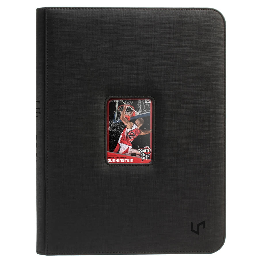 Ultra PRO: 9-Pocket PRO-ZIP Binder - Windowed Premium (Black)