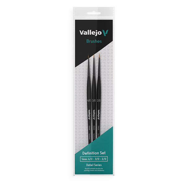 Vallejo: Definition Brush Set: Detail Series
