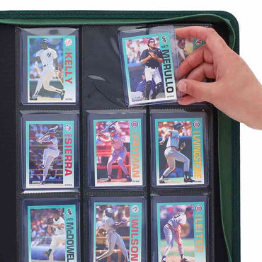 BCW: Portfolio: 9-Pocket Zippered LX- Green