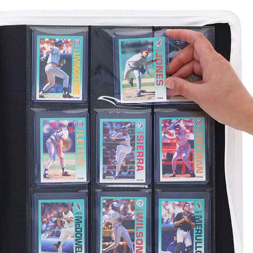 BCW: Portfolio: 9-Pocket Zippered LX- White