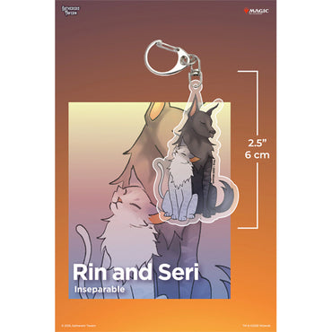 Keychain: MTG Acrylic Commanders- Rin And Seri, Inseparable