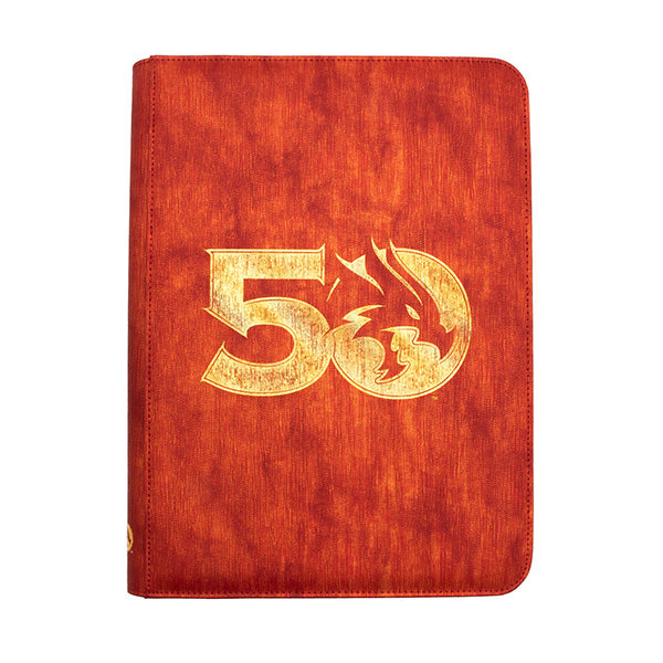 Ultra PRO: Portfolio: D&D Leatherette Book Folio- 50th Anniversary