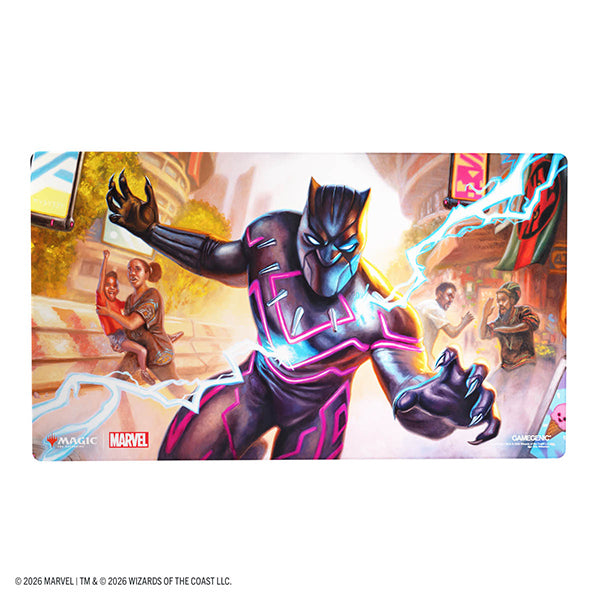 Playmat: MTG Shiny - Marvel Super Heroes - Striking Black Panther