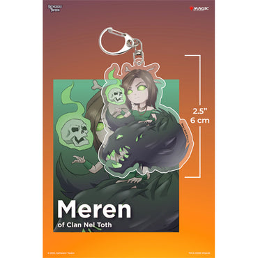 Keychain: MTG Acrylic Commanders- Meren of Clan Nel Toth