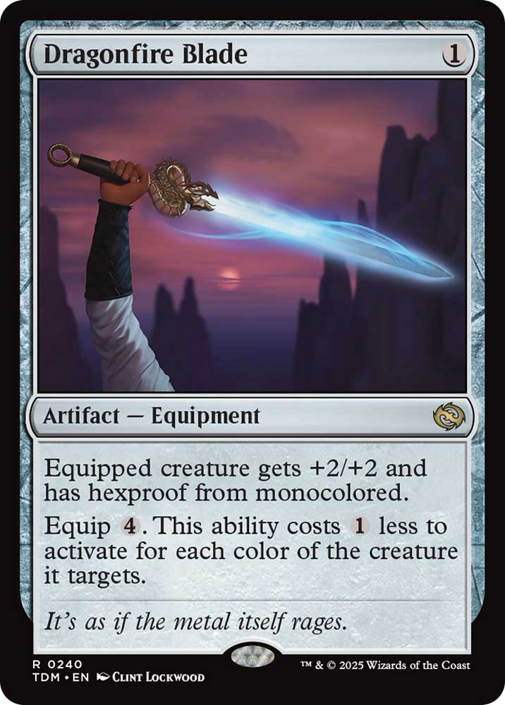 Dragonfire Blade [Tarkir: Dragonstorm]