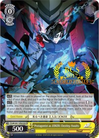 Protagonist as JOKER: Destiny Awaits (PS/BCS2017/WS01EN PR) (BCS 2017 World Finals) [Bushiroad Event Cards]