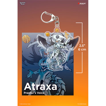 Keychain: MTG Acrylic Commanders - Atraxa, Praetor's Voice