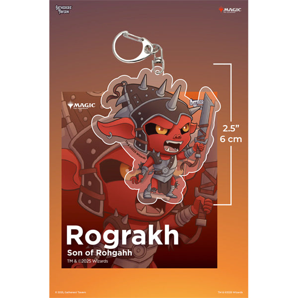 Keychain: MTG Acrylic Partner Commanders- Rograkh Son Of Rohgahh