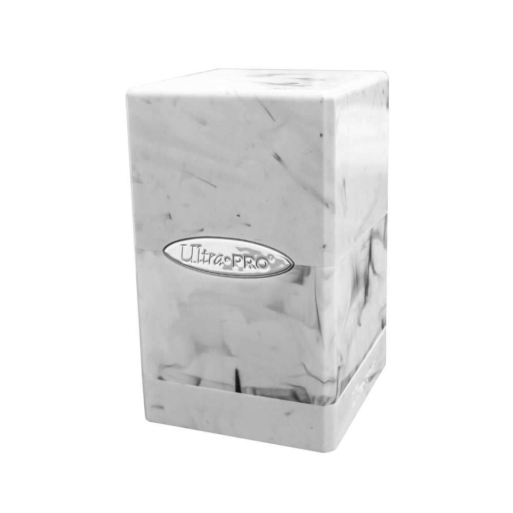 Ultra PRO: Marble Satin Tower - White and Black