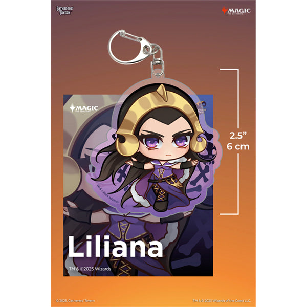 Keychain: MTG Acrylic Planeswalkers- Liliana