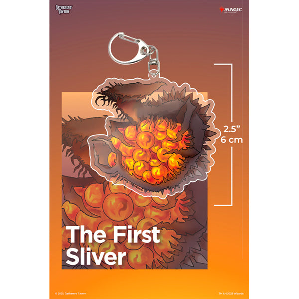 Keychain: MTG Acrylic Commanders- The First Sliver