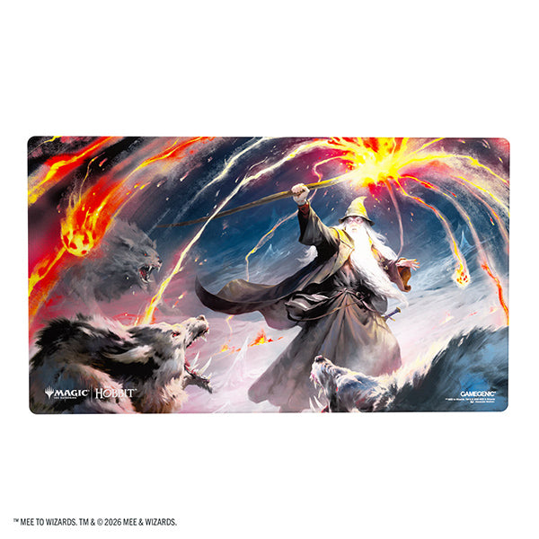 Playmat: MTG Shiny - The Hobbit - Gandalf, Shadow's Foe