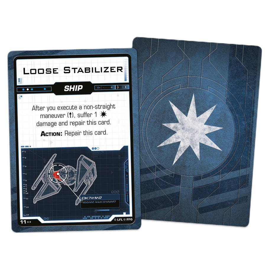 Star Wars X-Wing 2nd Edition: Galactic Empire Damage Deck