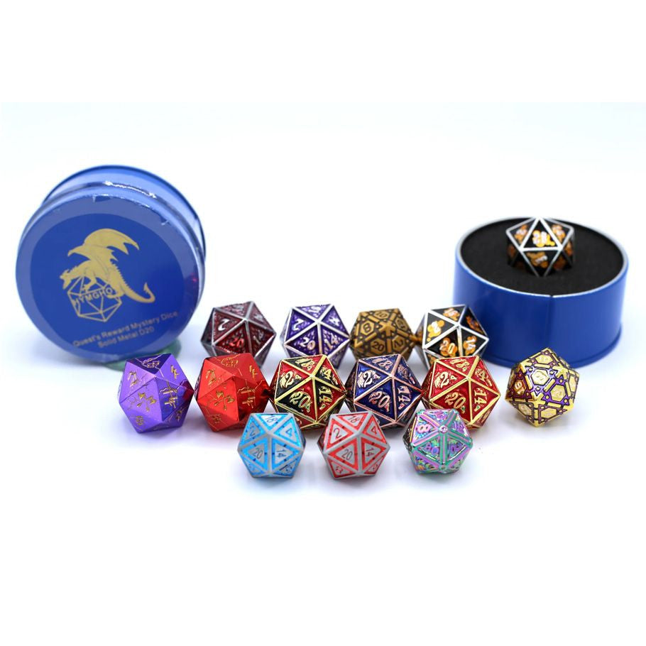 d20 - Quest's Reward Mystery Solid Metal