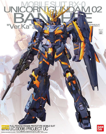 Gundam Model Kit: MG 1/100 - Unicorn Gundam 02 Banshee Ver.Ka