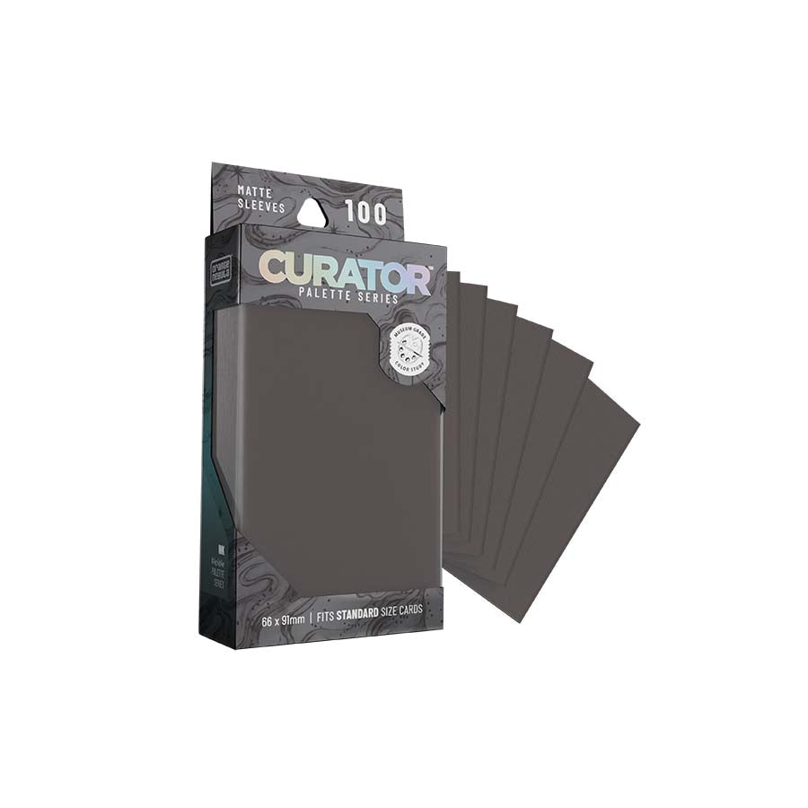 CURATOR: PALETTE SLEEVES: INK (BLACK) (100CT)