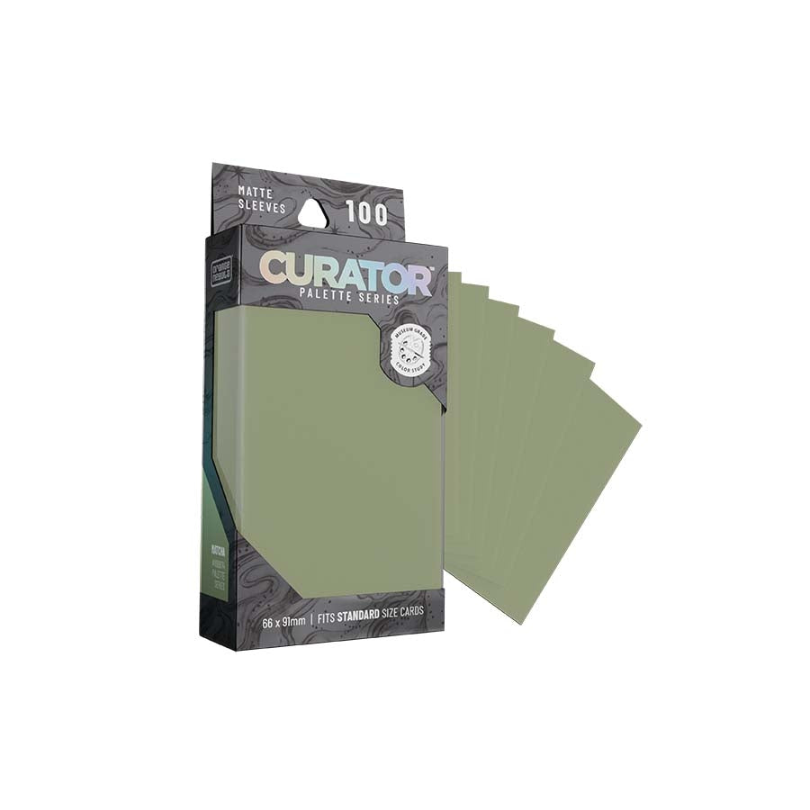 CURATOR: PALETTE SLEEVES: MATCHA (GREEN) (100CT)