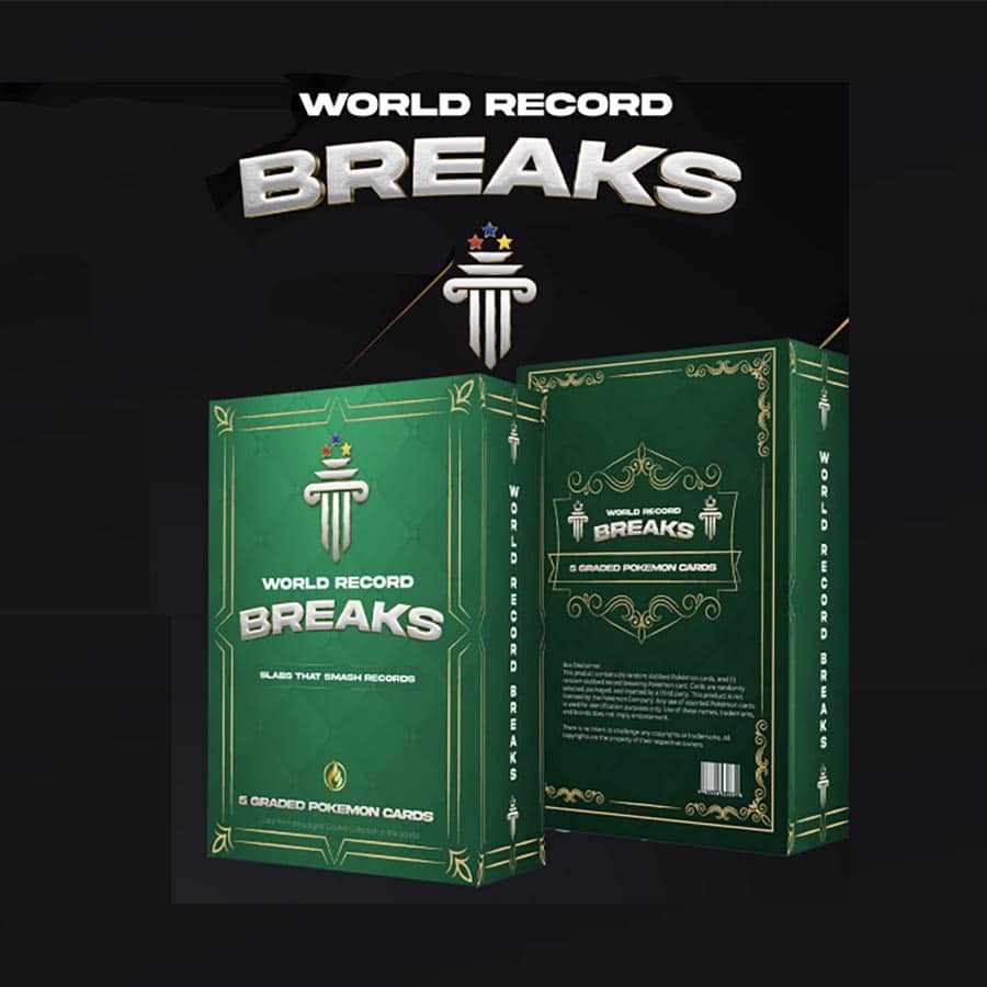 WORLD RECORD BREAKS: POKEMON (5CT BOX)