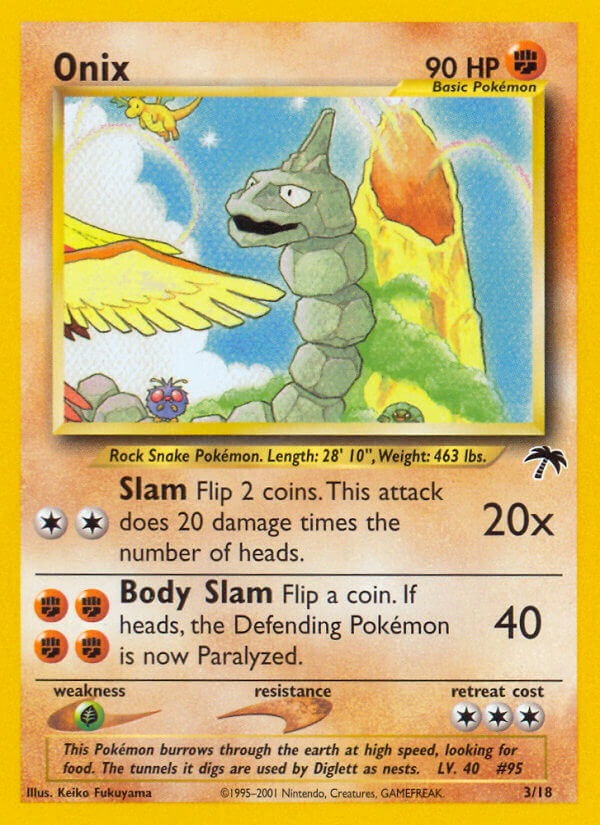 basic onix pokemon card Onix (3/18) [Southern Islands]