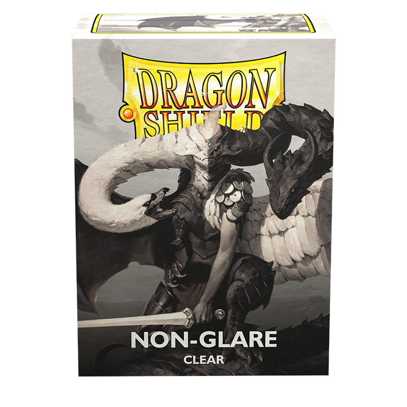 Dragon Shield: Standard 100ct Sleeves - Clear (Non-Glare Matte)