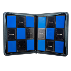 Ultra PRO: 9-Pocket Zippered PRO-Binder - Vivid Deluxe (Blue)