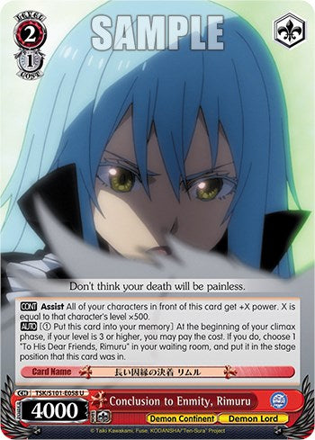 Conclusion to Enmity, Rimuru [That Time I Got Reincarnated as a Slime Vol.3]