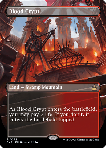 Blood Crypt (Borderless) [Ravnica Remastered]