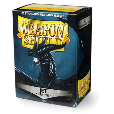 Dragon Shield: Standard 100ct Sleeves - Jet (Matte)