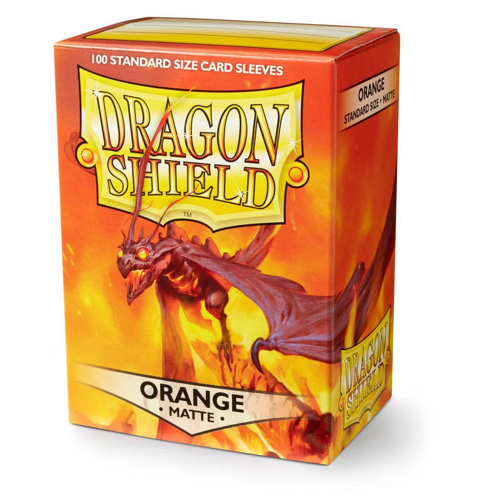 Dragon Shield: Standard 100ct Sleeves - Orange (Matte)